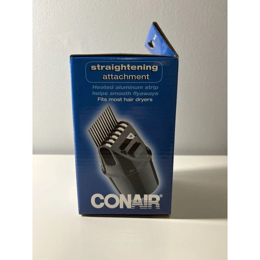 Conair Straightening Attachment Fits Most Hair Dryers Heated Aluminum Strip NEW!